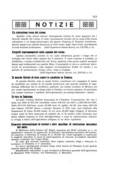 L'agricoltura coloniale organo dell'Istituto agricolo coloniale italiano e dell'Ufficio agrario sperimentale dell'Eritrea