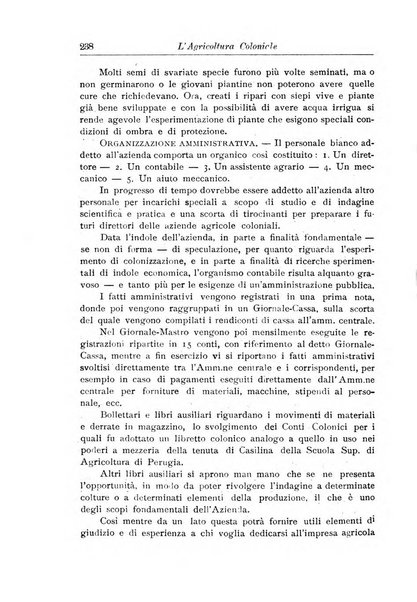 L'agricoltura coloniale organo dell'Istituto agricolo coloniale italiano e dell'Ufficio agrario sperimentale dell'Eritrea