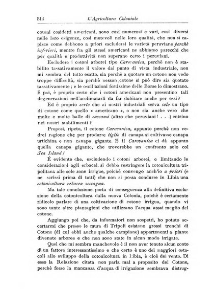 L'agricoltura coloniale organo dell'Istituto agricolo coloniale italiano e dell'Ufficio agrario sperimentale dell'Eritrea