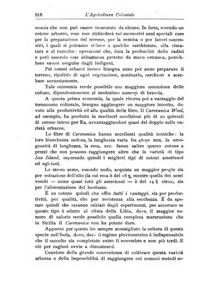 L'agricoltura coloniale organo dell'Istituto agricolo coloniale italiano e dell'Ufficio agrario sperimentale dell'Eritrea