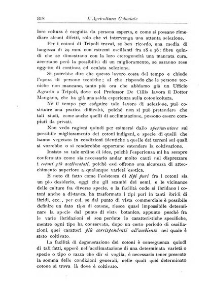 L'agricoltura coloniale organo dell'Istituto agricolo coloniale italiano e dell'Ufficio agrario sperimentale dell'Eritrea