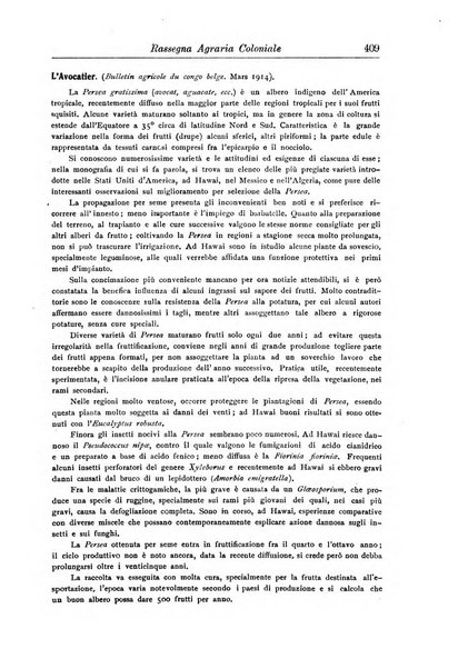 L'agricoltura coloniale organo dell'Istituto agricolo coloniale italiano e dell'Ufficio agrario sperimentale dell'Eritrea