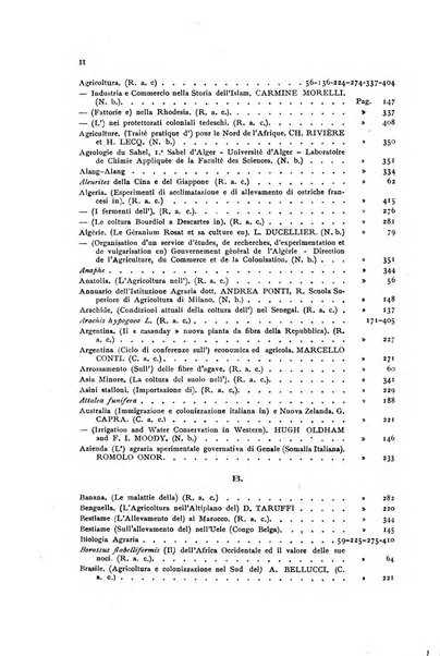 L'agricoltura coloniale organo dell'Istituto agricolo coloniale italiano e dell'Ufficio agrario sperimentale dell'Eritrea