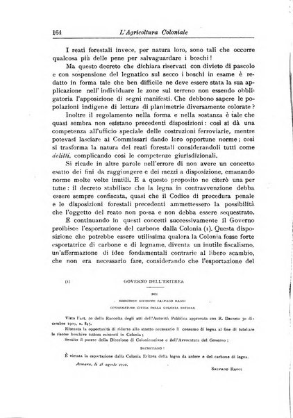 L'agricoltura coloniale organo dell'Istituto agricolo coloniale italiano e dell'Ufficio agrario sperimentale dell'Eritrea