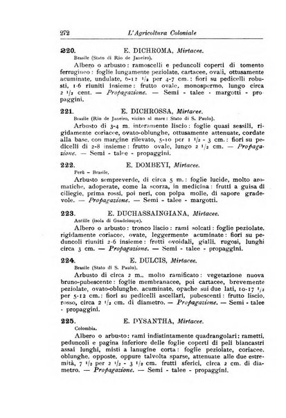 L'agricoltura coloniale organo dell'Istituto agricolo coloniale italiano e dell'Ufficio agrario sperimentale dell'Eritrea