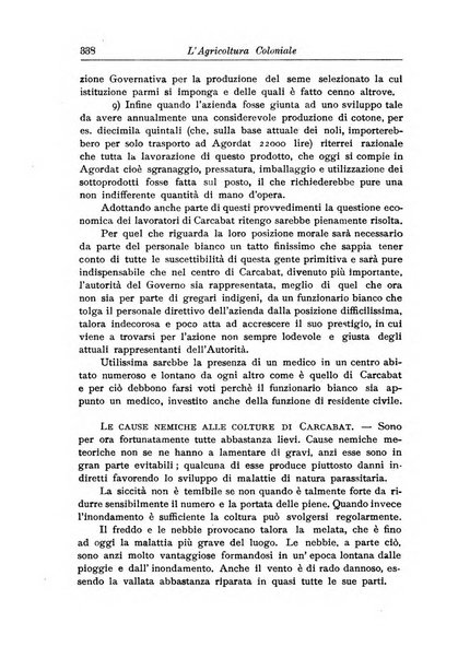 L'agricoltura coloniale organo dell'Istituto agricolo coloniale italiano e dell'Ufficio agrario sperimentale dell'Eritrea