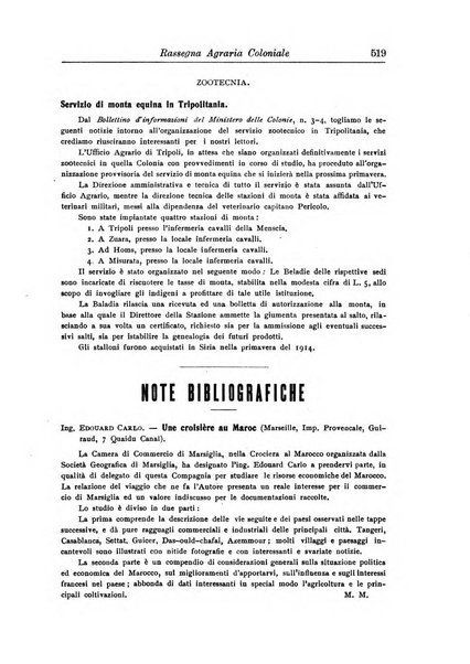 L'agricoltura coloniale organo dell'Istituto agricolo coloniale italiano e dell'Ufficio agrario sperimentale dell'Eritrea