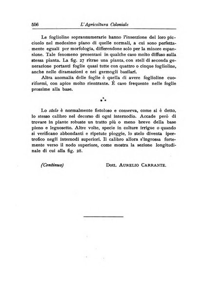 L'agricoltura coloniale organo dell'Istituto agricolo coloniale italiano e dell'Ufficio agrario sperimentale dell'Eritrea