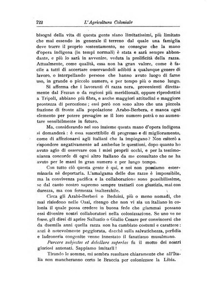 L'agricoltura coloniale organo dell'Istituto agricolo coloniale italiano e dell'Ufficio agrario sperimentale dell'Eritrea