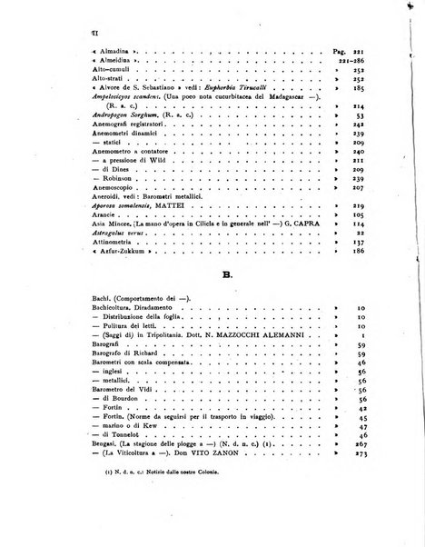 L'agricoltura coloniale organo dell'Istituto agricolo coloniale italiano e dell'Ufficio agrario sperimentale dell'Eritrea