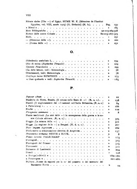 L'agricoltura coloniale organo dell'Istituto agricolo coloniale italiano e dell'Ufficio agrario sperimentale dell'Eritrea