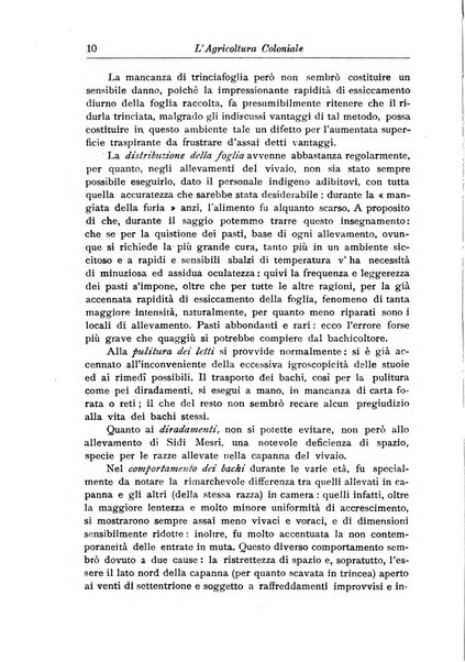 L'agricoltura coloniale organo dell'Istituto agricolo coloniale italiano e dell'Ufficio agrario sperimentale dell'Eritrea