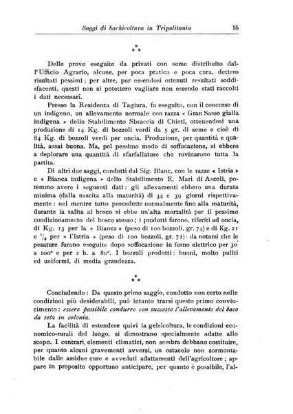 L'agricoltura coloniale organo dell'Istituto agricolo coloniale italiano e dell'Ufficio agrario sperimentale dell'Eritrea