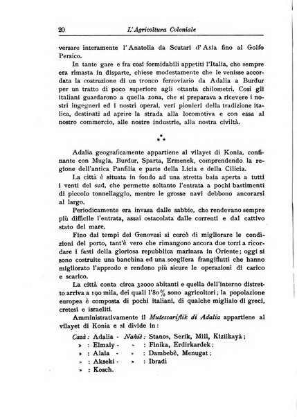 L'agricoltura coloniale organo dell'Istituto agricolo coloniale italiano e dell'Ufficio agrario sperimentale dell'Eritrea