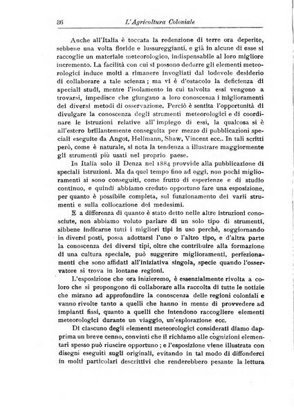 L'agricoltura coloniale organo dell'Istituto agricolo coloniale italiano e dell'Ufficio agrario sperimentale dell'Eritrea