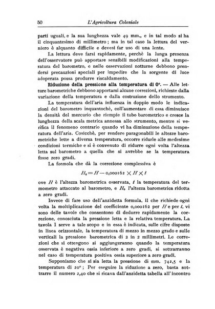 L'agricoltura coloniale organo dell'Istituto agricolo coloniale italiano e dell'Ufficio agrario sperimentale dell'Eritrea