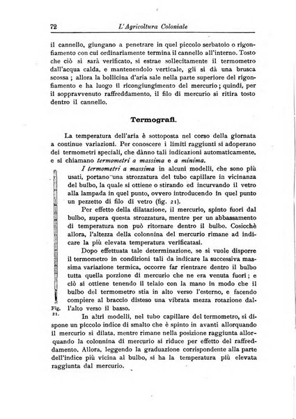 L'agricoltura coloniale organo dell'Istituto agricolo coloniale italiano e dell'Ufficio agrario sperimentale dell'Eritrea