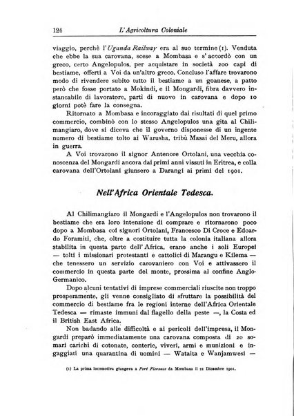 L'agricoltura coloniale organo dell'Istituto agricolo coloniale italiano e dell'Ufficio agrario sperimentale dell'Eritrea