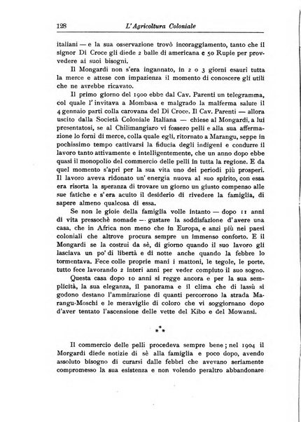 L'agricoltura coloniale organo dell'Istituto agricolo coloniale italiano e dell'Ufficio agrario sperimentale dell'Eritrea