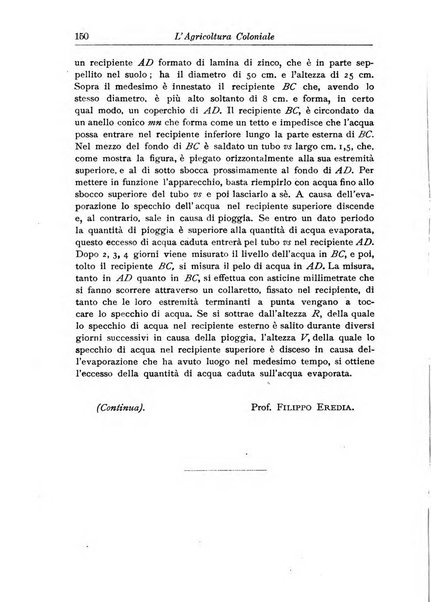 L'agricoltura coloniale organo dell'Istituto agricolo coloniale italiano e dell'Ufficio agrario sperimentale dell'Eritrea