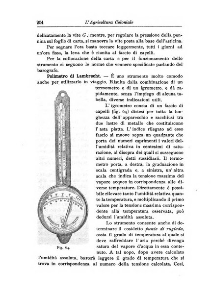 L'agricoltura coloniale organo dell'Istituto agricolo coloniale italiano e dell'Ufficio agrario sperimentale dell'Eritrea