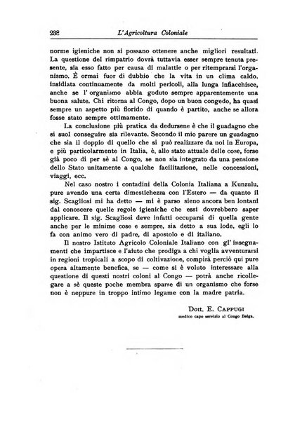 L'agricoltura coloniale organo dell'Istituto agricolo coloniale italiano e dell'Ufficio agrario sperimentale dell'Eritrea