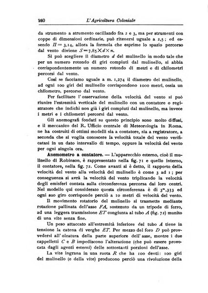 L'agricoltura coloniale organo dell'Istituto agricolo coloniale italiano e dell'Ufficio agrario sperimentale dell'Eritrea