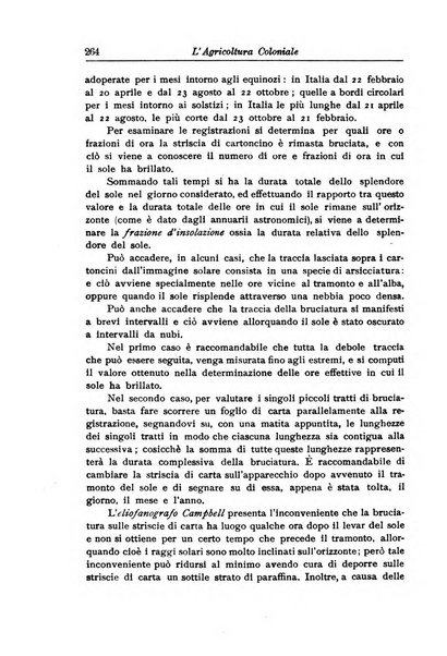 L'agricoltura coloniale organo dell'Istituto agricolo coloniale italiano e dell'Ufficio agrario sperimentale dell'Eritrea