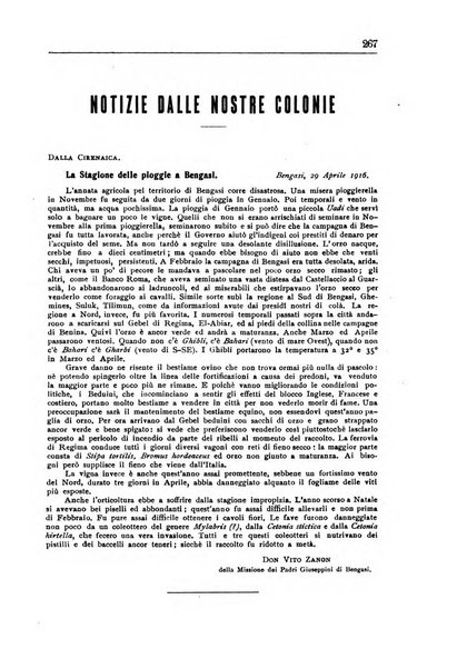 L'agricoltura coloniale organo dell'Istituto agricolo coloniale italiano e dell'Ufficio agrario sperimentale dell'Eritrea