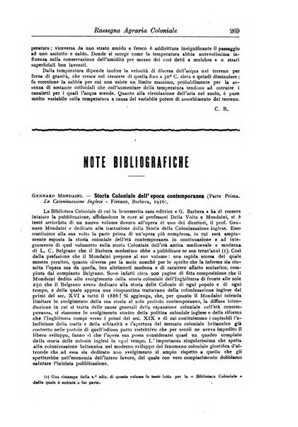 L'agricoltura coloniale organo dell'Istituto agricolo coloniale italiano e dell'Ufficio agrario sperimentale dell'Eritrea