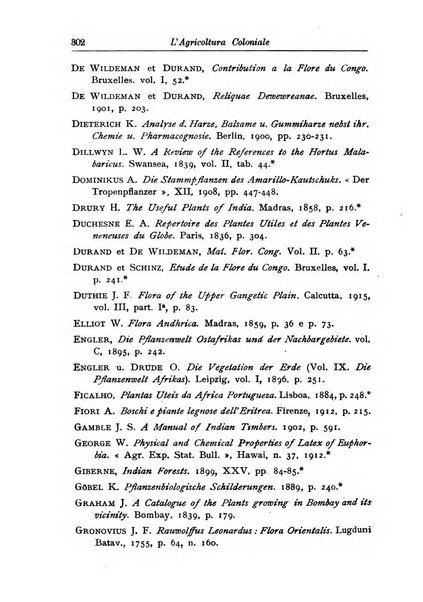 L'agricoltura coloniale organo dell'Istituto agricolo coloniale italiano e dell'Ufficio agrario sperimentale dell'Eritrea