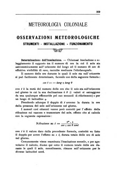 L'agricoltura coloniale organo dell'Istituto agricolo coloniale italiano e dell'Ufficio agrario sperimentale dell'Eritrea