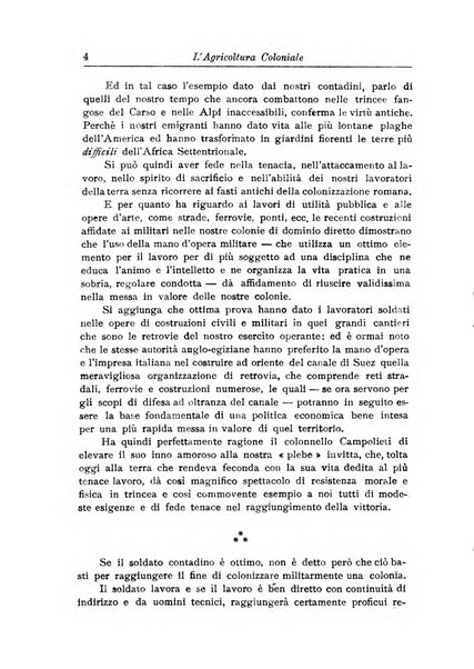 L'agricoltura coloniale organo dell'Istituto agricolo coloniale italiano e dell'Ufficio agrario sperimentale dell'Eritrea