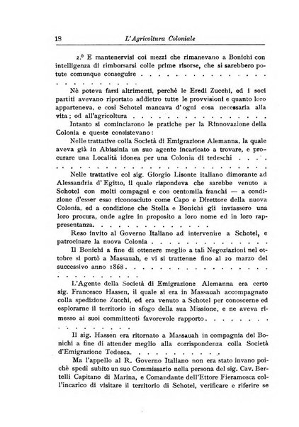 L'agricoltura coloniale organo dell'Istituto agricolo coloniale italiano e dell'Ufficio agrario sperimentale dell'Eritrea