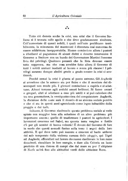 L'agricoltura coloniale organo dell'Istituto agricolo coloniale italiano e dell'Ufficio agrario sperimentale dell'Eritrea