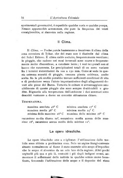 L'agricoltura coloniale organo dell'Istituto agricolo coloniale italiano e dell'Ufficio agrario sperimentale dell'Eritrea