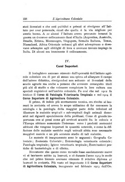 L'agricoltura coloniale organo dell'Istituto agricolo coloniale italiano e dell'Ufficio agrario sperimentale dell'Eritrea