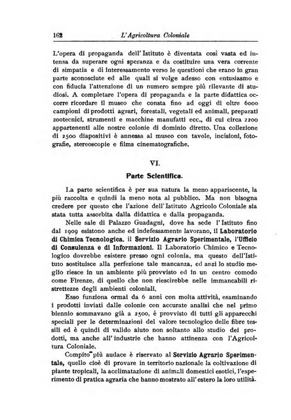 L'agricoltura coloniale organo dell'Istituto agricolo coloniale italiano e dell'Ufficio agrario sperimentale dell'Eritrea