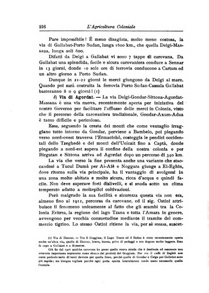 L'agricoltura coloniale organo dell'Istituto agricolo coloniale italiano e dell'Ufficio agrario sperimentale dell'Eritrea