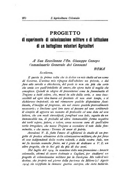 L'agricoltura coloniale organo dell'Istituto agricolo coloniale italiano e dell'Ufficio agrario sperimentale dell'Eritrea