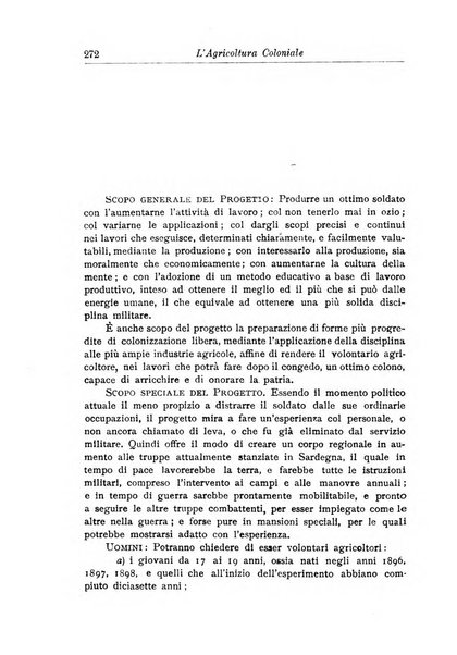 L'agricoltura coloniale organo dell'Istituto agricolo coloniale italiano e dell'Ufficio agrario sperimentale dell'Eritrea