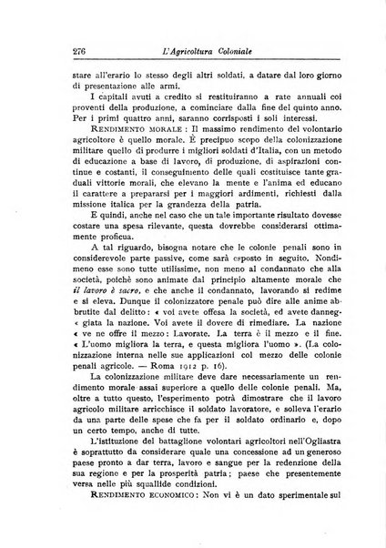 L'agricoltura coloniale organo dell'Istituto agricolo coloniale italiano e dell'Ufficio agrario sperimentale dell'Eritrea