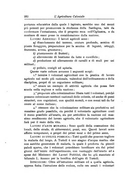 L'agricoltura coloniale organo dell'Istituto agricolo coloniale italiano e dell'Ufficio agrario sperimentale dell'Eritrea