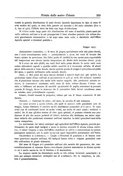 L'agricoltura coloniale organo dell'Istituto agricolo coloniale italiano e dell'Ufficio agrario sperimentale dell'Eritrea