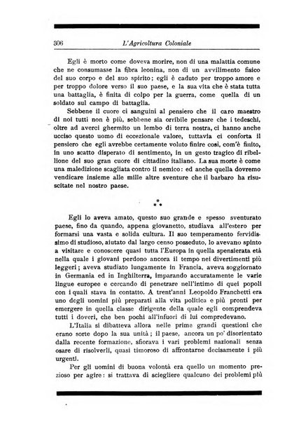 L'agricoltura coloniale organo dell'Istituto agricolo coloniale italiano e dell'Ufficio agrario sperimentale dell'Eritrea