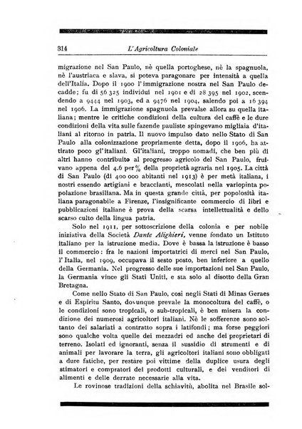 L'agricoltura coloniale organo dell'Istituto agricolo coloniale italiano e dell'Ufficio agrario sperimentale dell'Eritrea