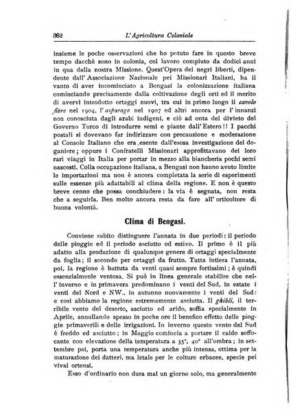 L'agricoltura coloniale organo dell'Istituto agricolo coloniale italiano e dell'Ufficio agrario sperimentale dell'Eritrea