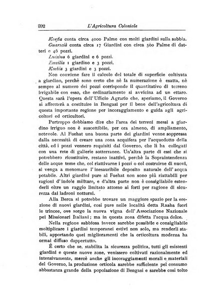 L'agricoltura coloniale organo dell'Istituto agricolo coloniale italiano e dell'Ufficio agrario sperimentale dell'Eritrea