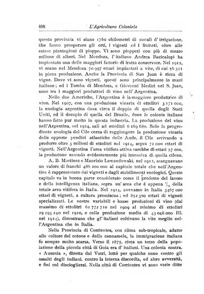 L'agricoltura coloniale organo dell'Istituto agricolo coloniale italiano e dell'Ufficio agrario sperimentale dell'Eritrea