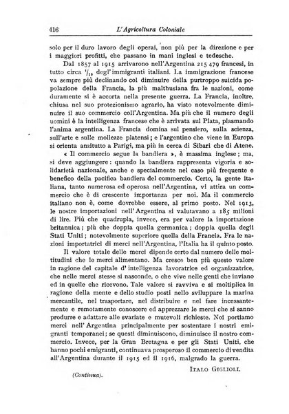 L'agricoltura coloniale organo dell'Istituto agricolo coloniale italiano e dell'Ufficio agrario sperimentale dell'Eritrea